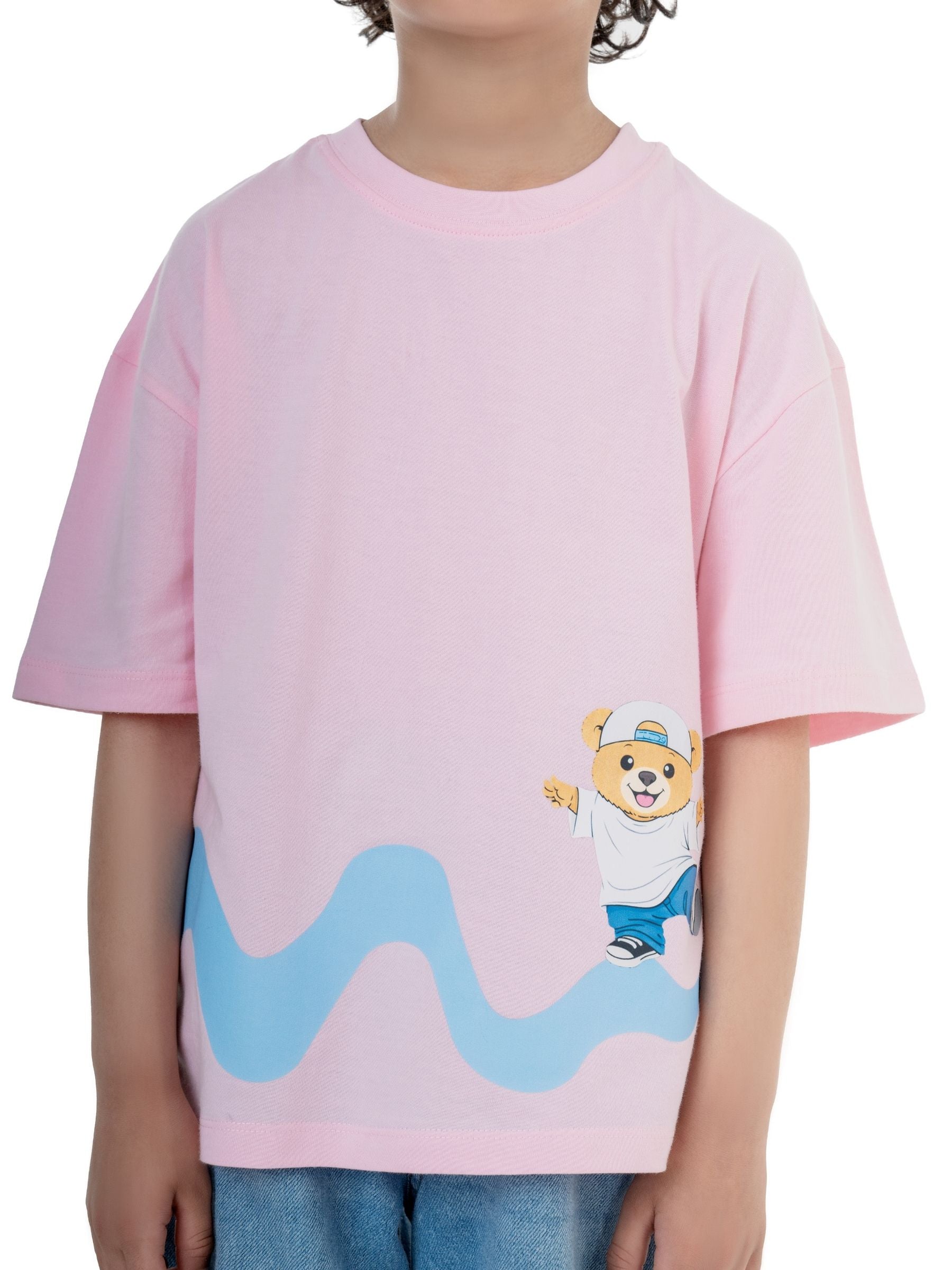 Unisex Oversized T-shirt "Happy Hop Bear"