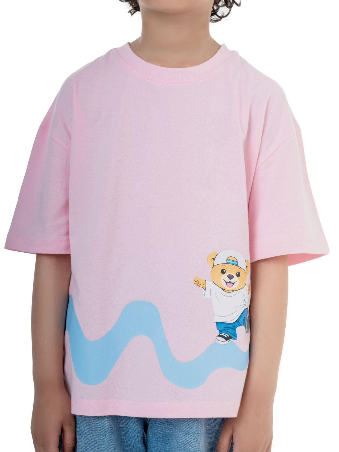 Unisex Oversized T-shirt "Happy Hop Bear"
