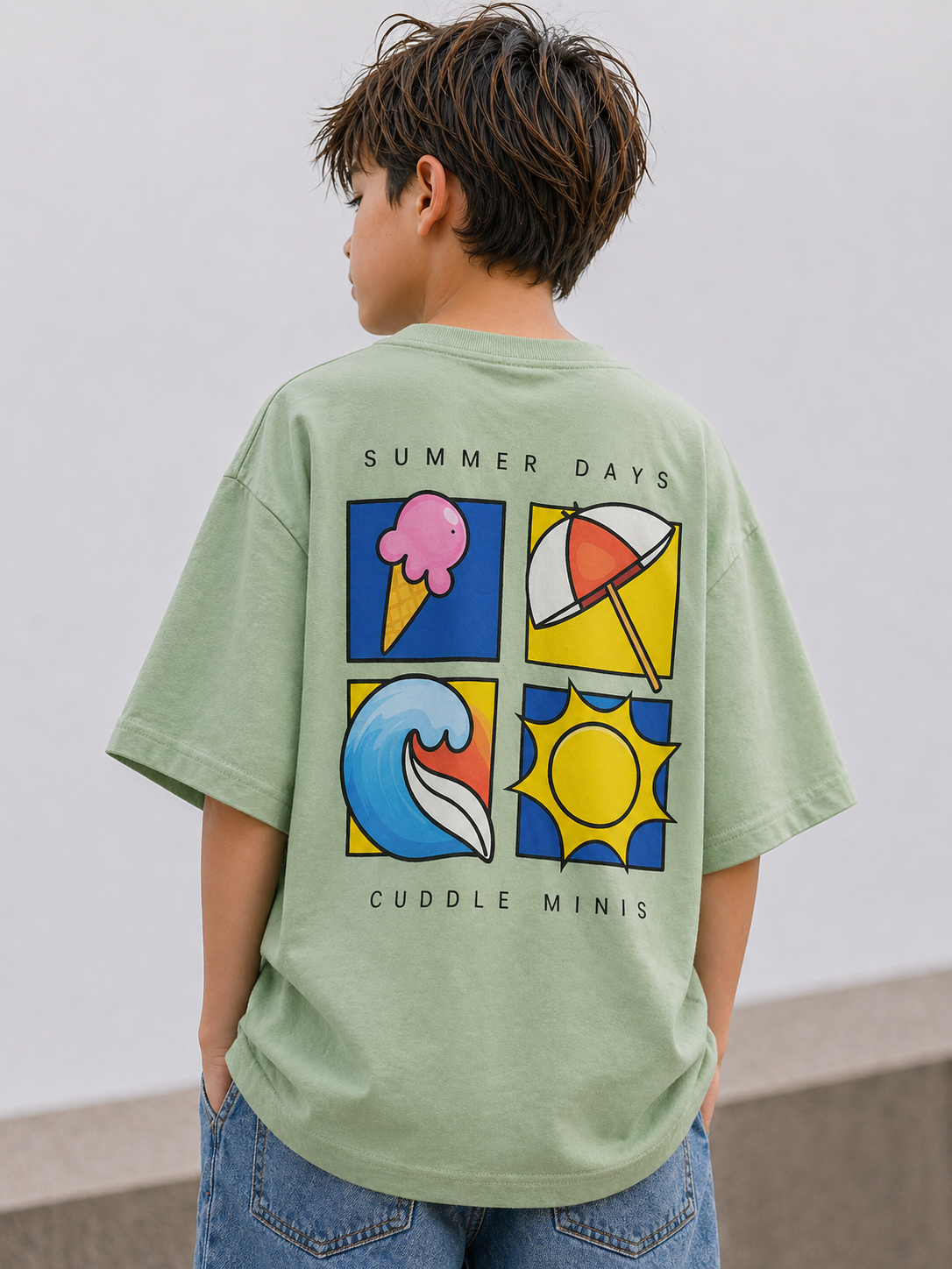 Unisex Oversized T-shirt "Summer Memories"