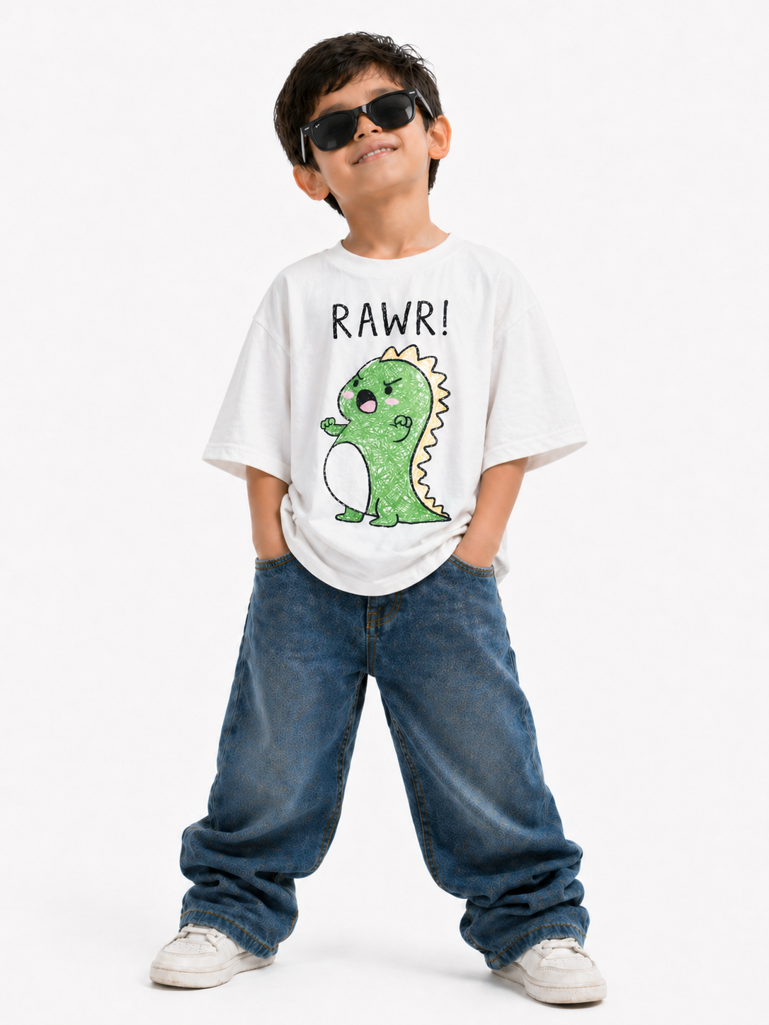 Unisex Oversized T-shirt "Little Rawr"
