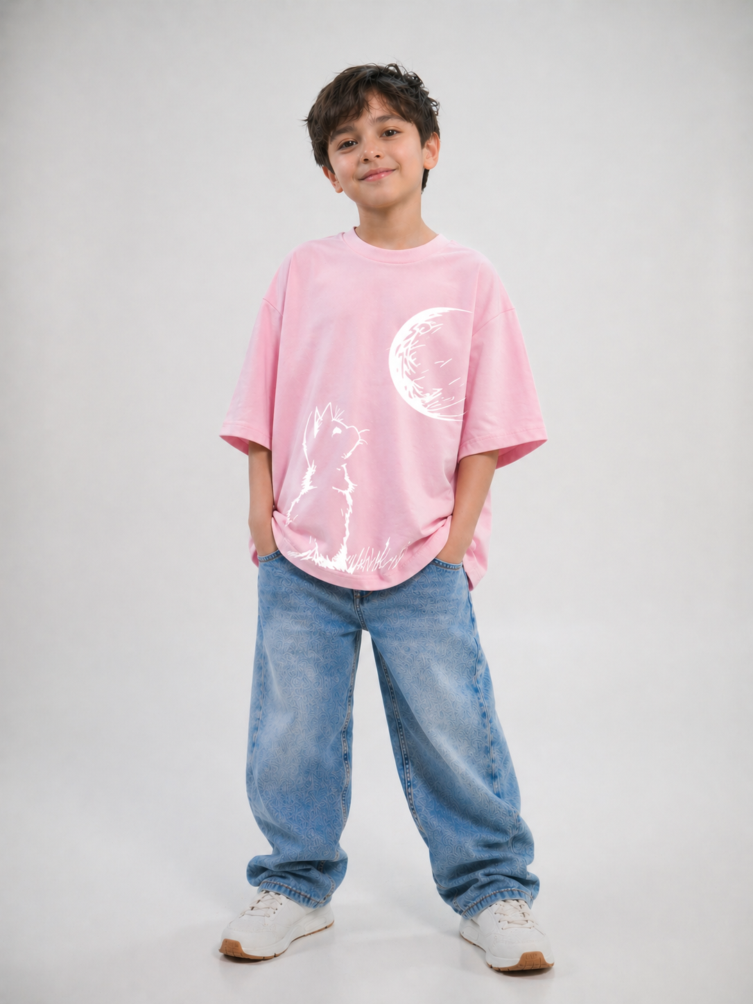Unisex Oversized T-shirt "Moon Light Buddy"
