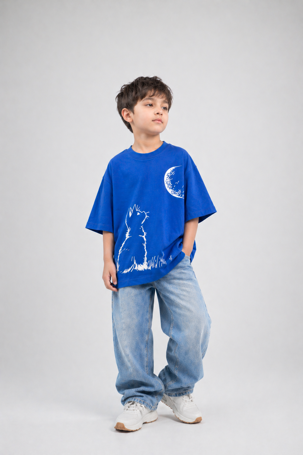 Unisex Oversized T-shirt "Moon Light Buddy"