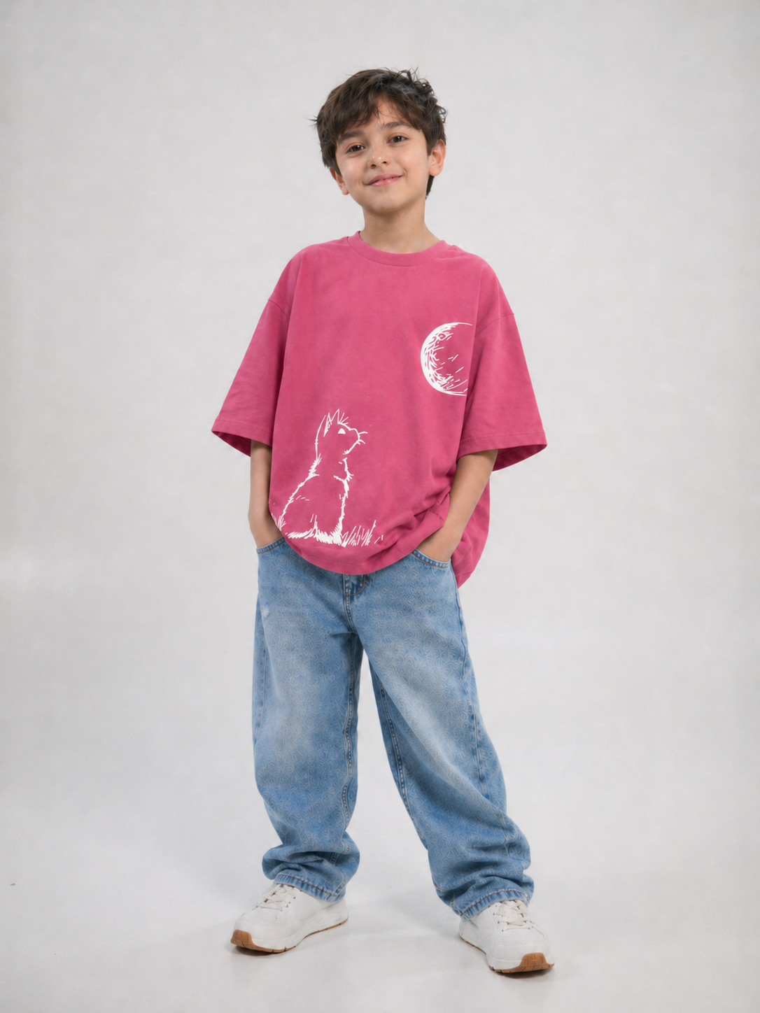 Unisex Oversized T-shirt "Moon Light Buddy"