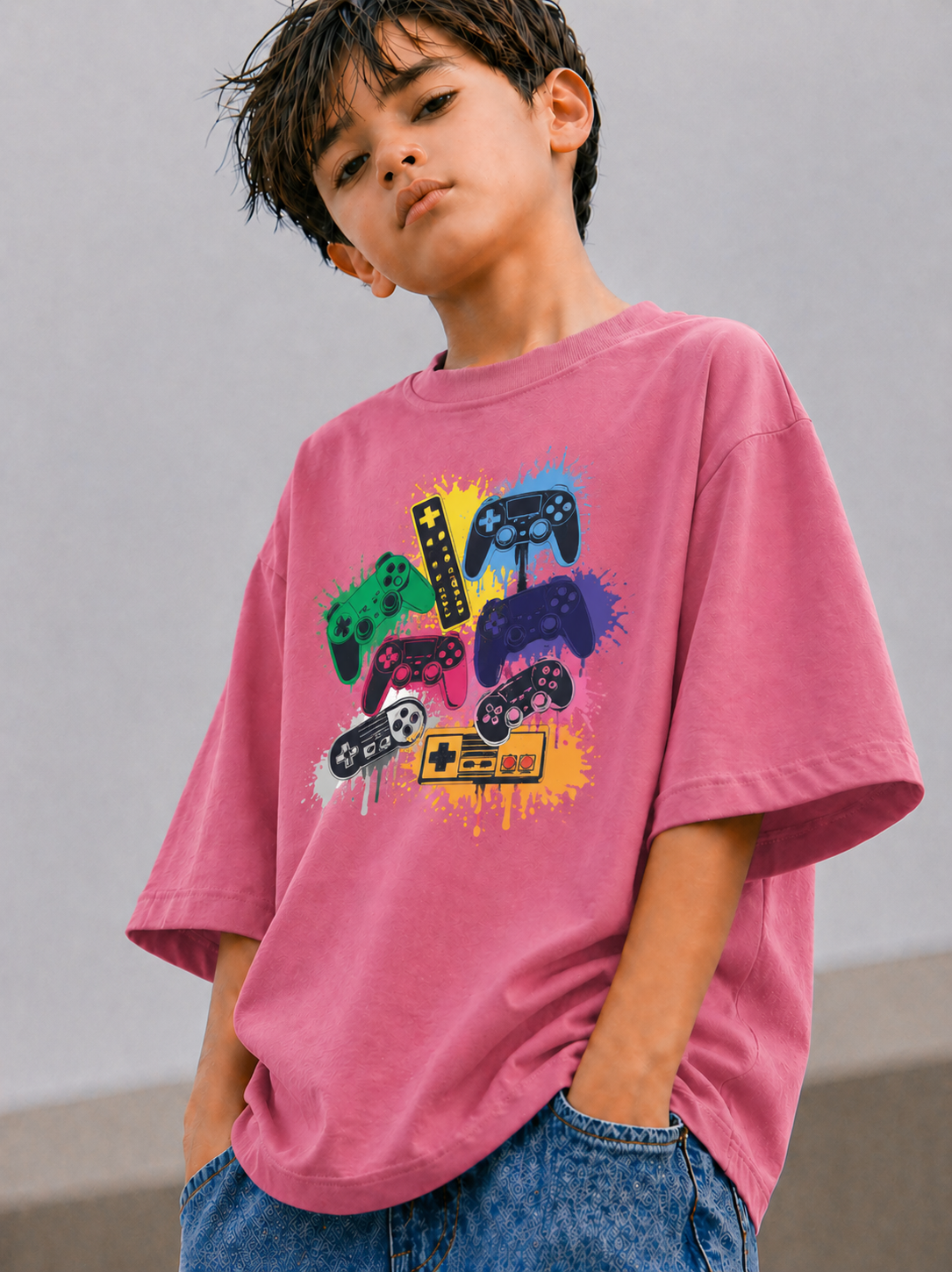 Unisex Oversized T-shirt "Game On Champ"