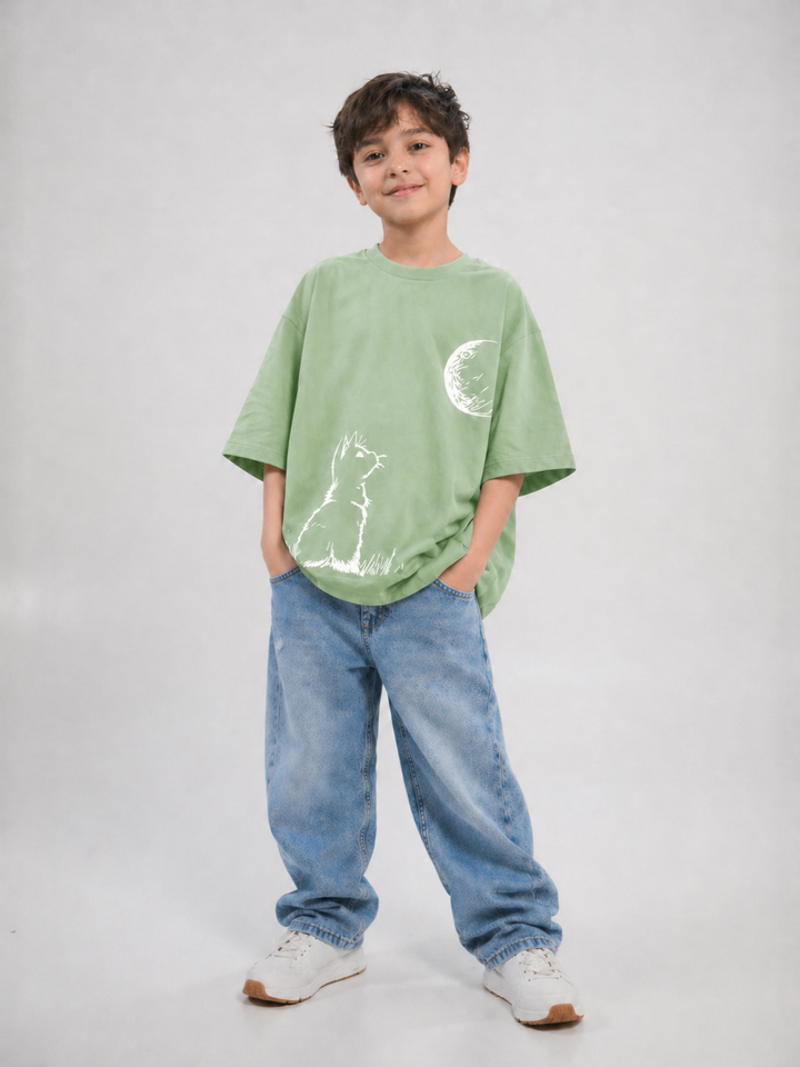 Unisex Oversized T-shirt "Moon Light Buddy"