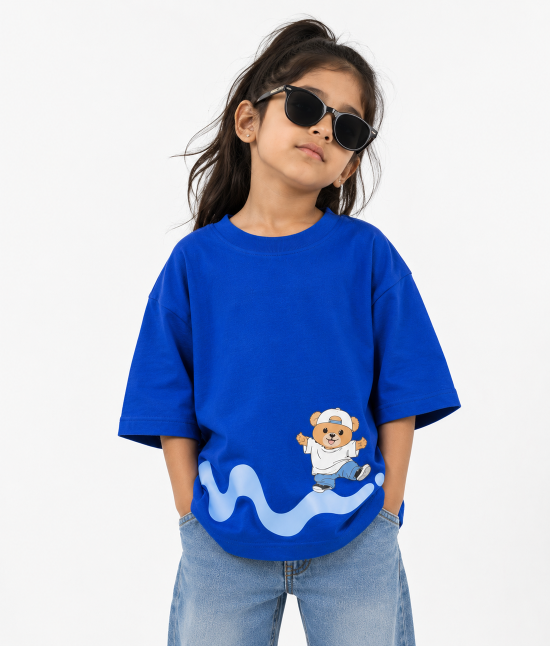 Unisex Oversized T-shirt "Happy Hop Bear"