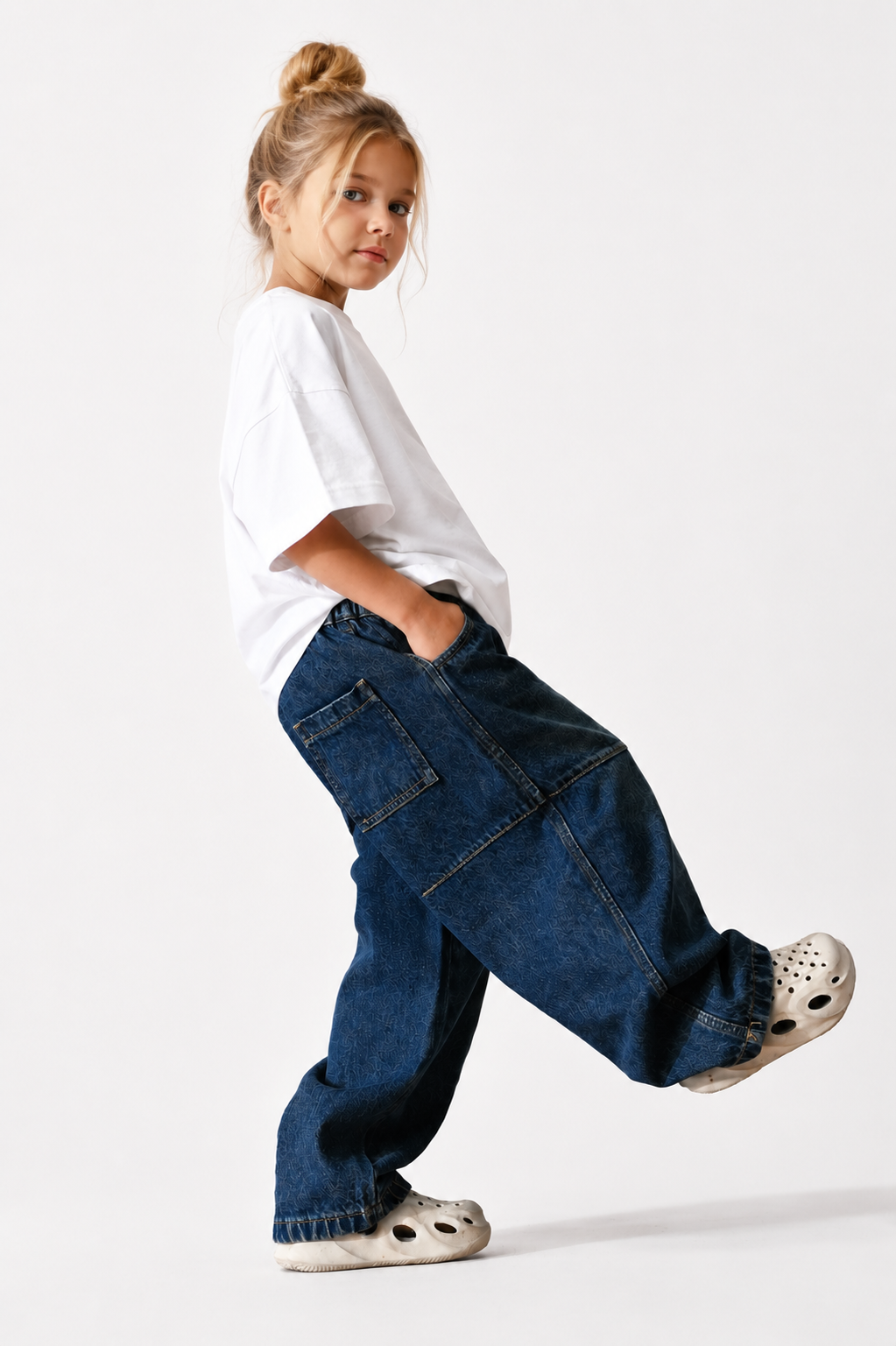 Unisex Baggy Denim – Volume Fit Blue