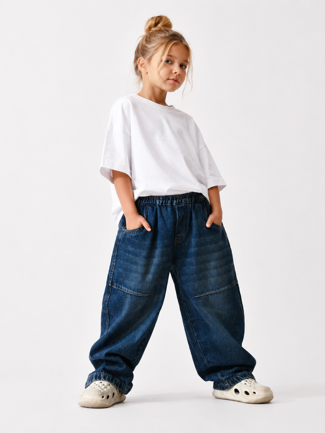 Unisex Baggy Denim – Volume Fit Blue