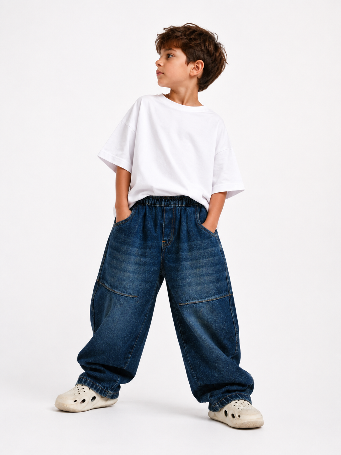 Unisex Baggy Denim – Volume Fit Blue