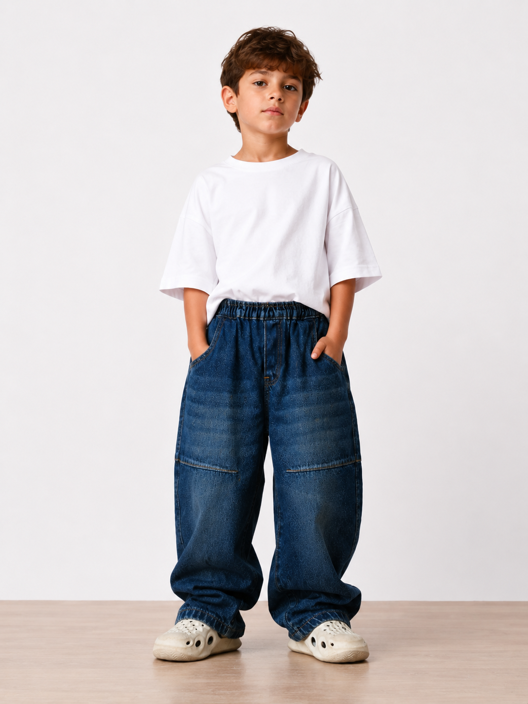 Unisex Baggy Denim – Volume Fit Blue