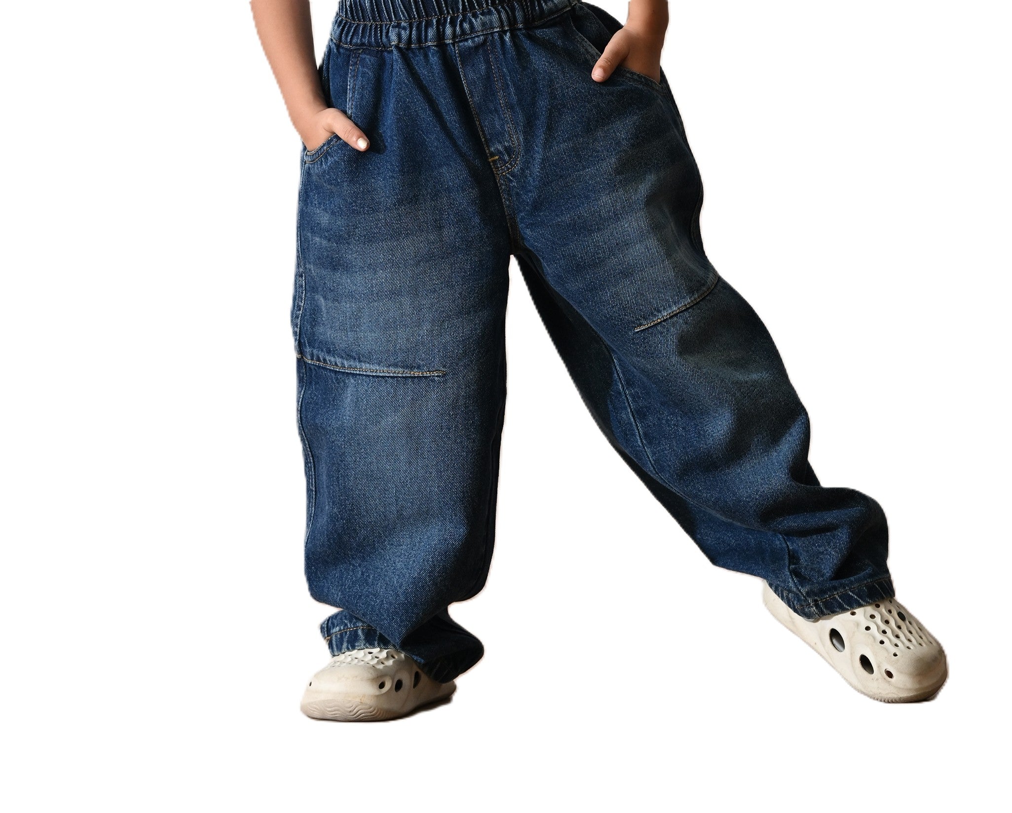 Unisex Baggy Denim – Volume Fit Blue