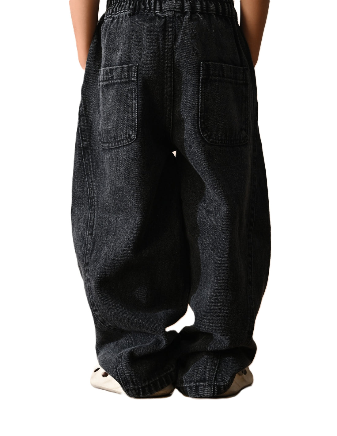 Unisex Baggy Denim – Volume Fit Black