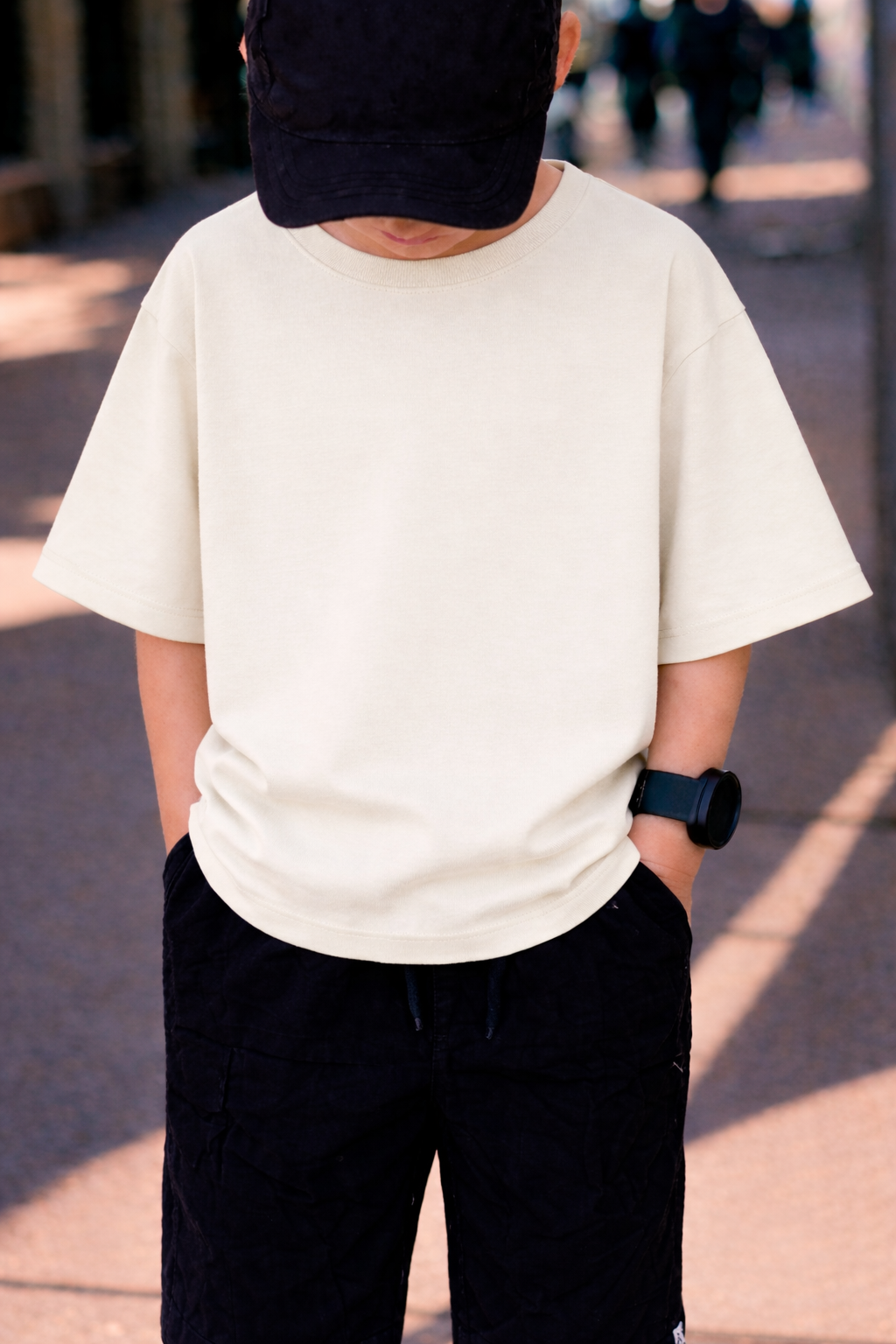 Unisex Oversized Solid T-shirt – White