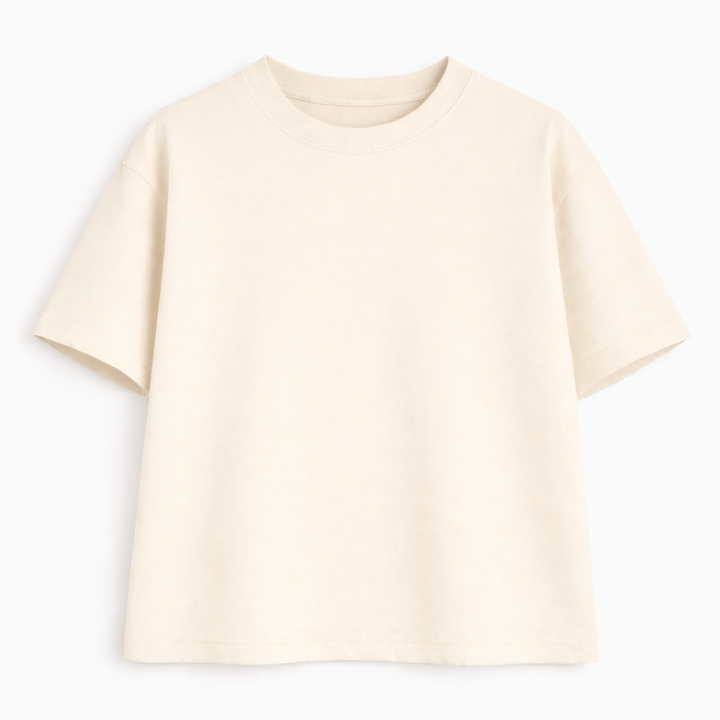 Unisex Oversized Solid T-shirt – White