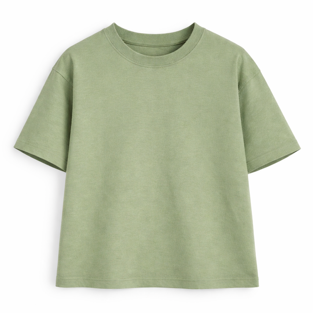 Unisex Oversized Solid T-shirt – Sage Green