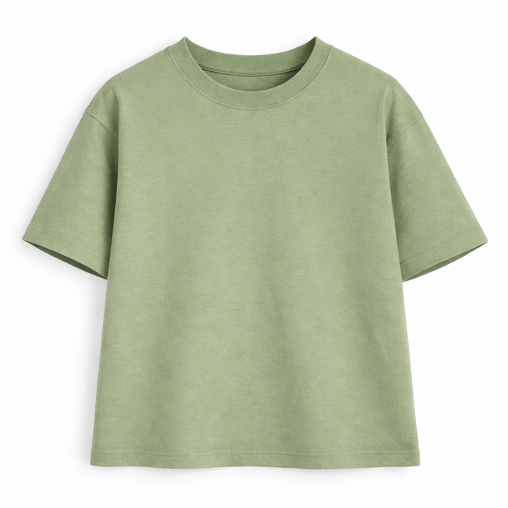 Unisex Oversized Solid T-shirt – Sage Green